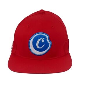 Cookies SF Men Award Tour snapback hat red with the signature C-Bite logo.